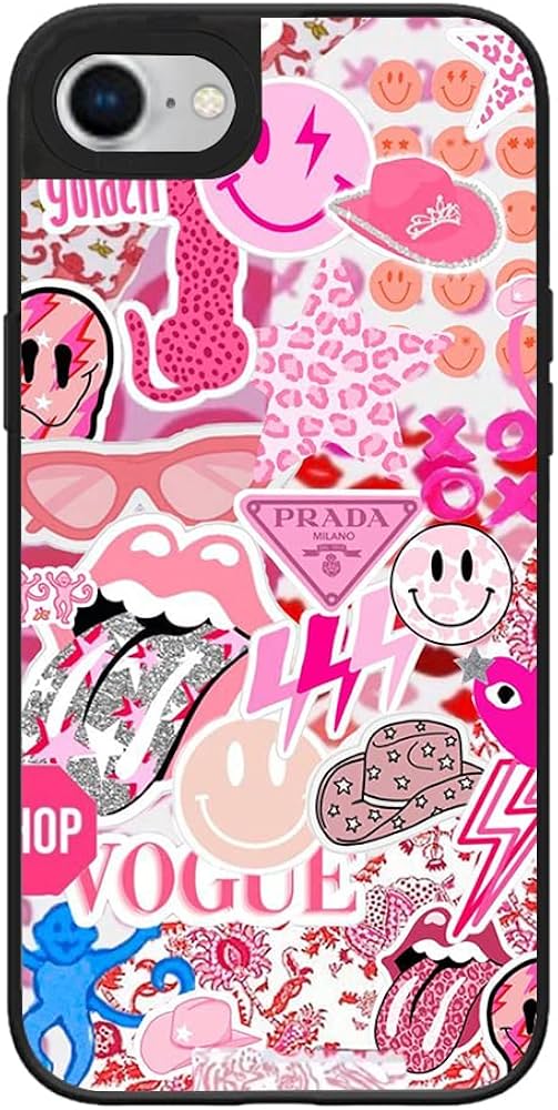 Amazon.com: Ehreus Preppy Phone Case for iPhone 7/8/SE 2022(3rd